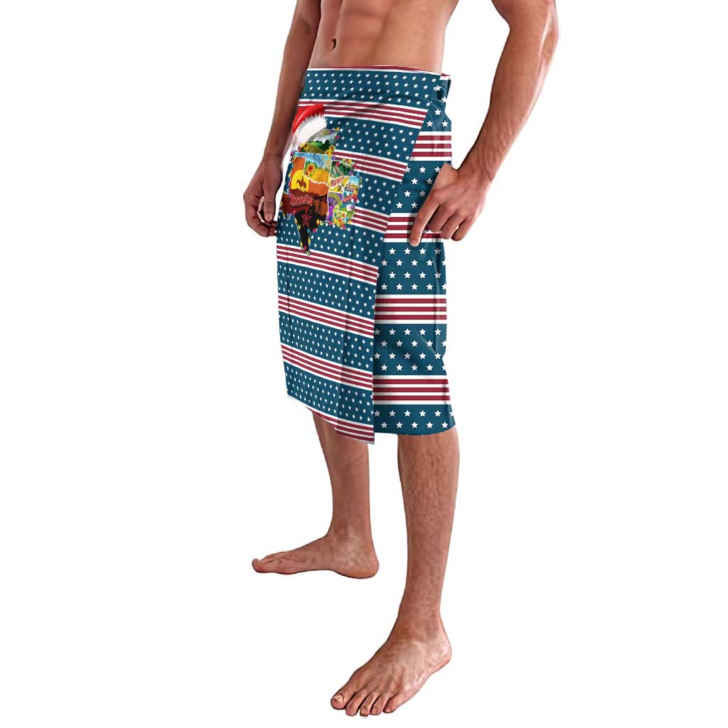 Texas Xmas Christmas Christmas Yall Christmas Lavalava Xmas Holiday Patterns - Wonder Print Shop