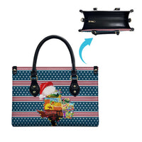 Texas Xmas Christmas Christmas Yall Christmas Leather Bag Xmas Holiday Patterns - Wonder Print Shop