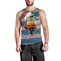 Texas Xmas Christmas Christmas Yall Christmas Men Tank Top Xmas Holiday Patterns - Wonder Print Shop