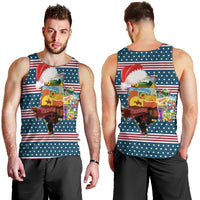 Texas Xmas Christmas Christmas Yall Christmas Men Tank Top Xmas Holiday Patterns - Wonder Print Shop