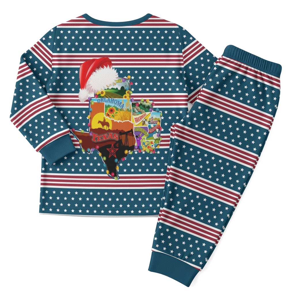 Texas Xmas Christmas Yall Christmas Pajama Set Xmas Holiday Patterns - Wonder Print Shop