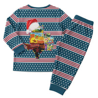 Texas Xmas Christmas Yall Christmas Pajama Set Xmas Holiday Patterns - Wonder Print Shop
