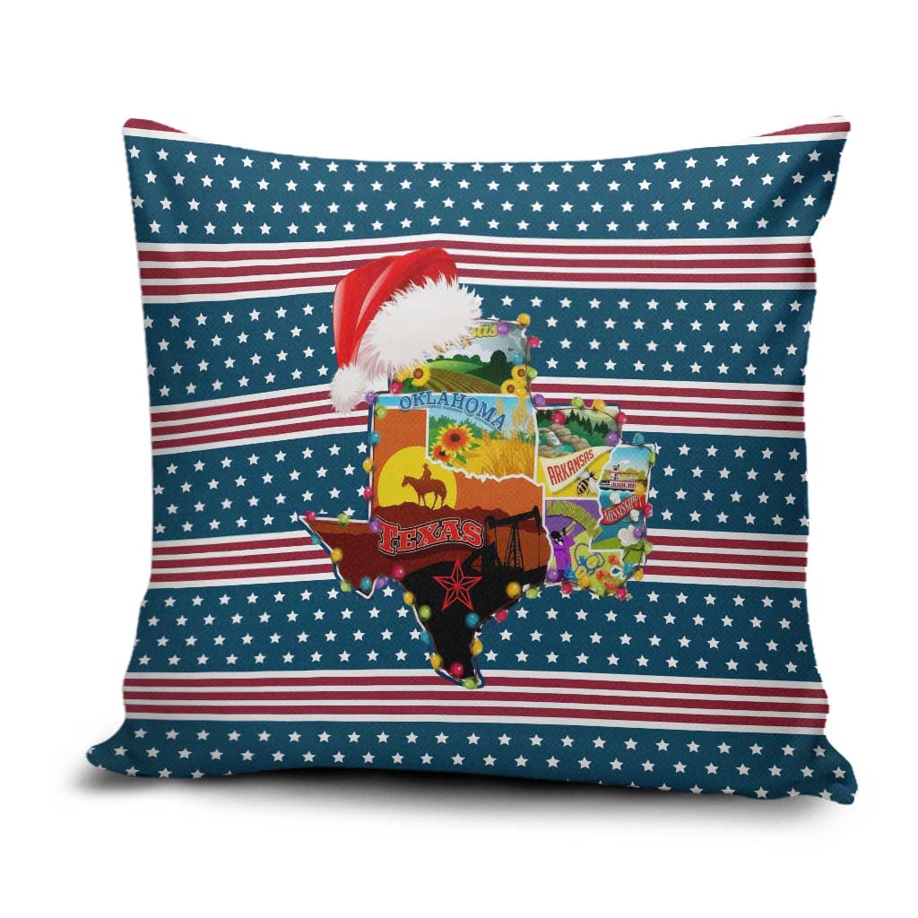 Texas Xmas Christmas Christmas Yall Christmas Pillow Cover Xmas Holiday Patterns - Wonder Print Shop
