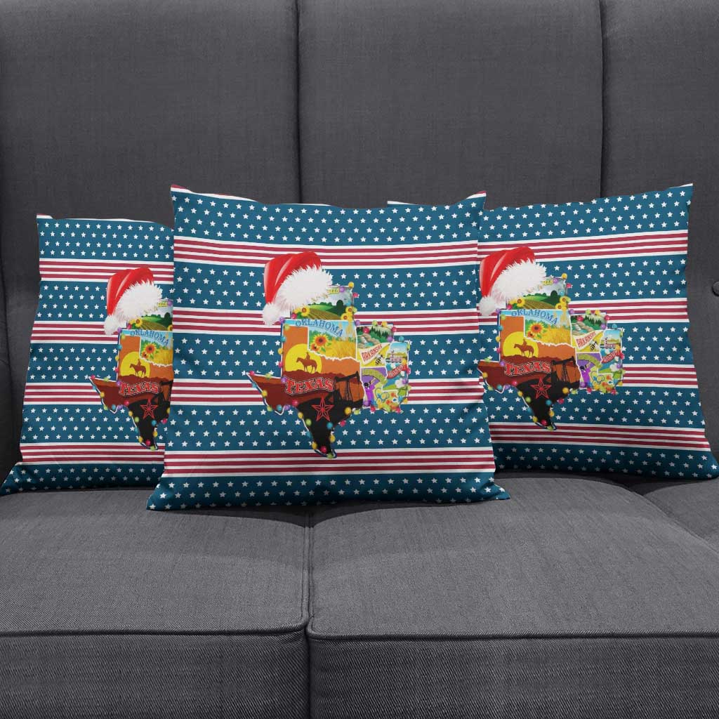 Texas Xmas Christmas Christmas Yall Christmas Pillow Cover Xmas Holiday Patterns - Wonder Print Shop