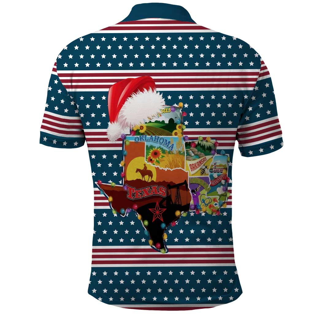 Texas Xmas Christmas Christmas Yall Christmas Polo Shirt Xmas Holiday Patterns - Wonder Print Shop