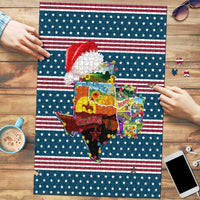 Texas Xmas Christmas Christmas Yall Christmas Puzzle Xmas Holiday Patterns - Wonder Print Shop