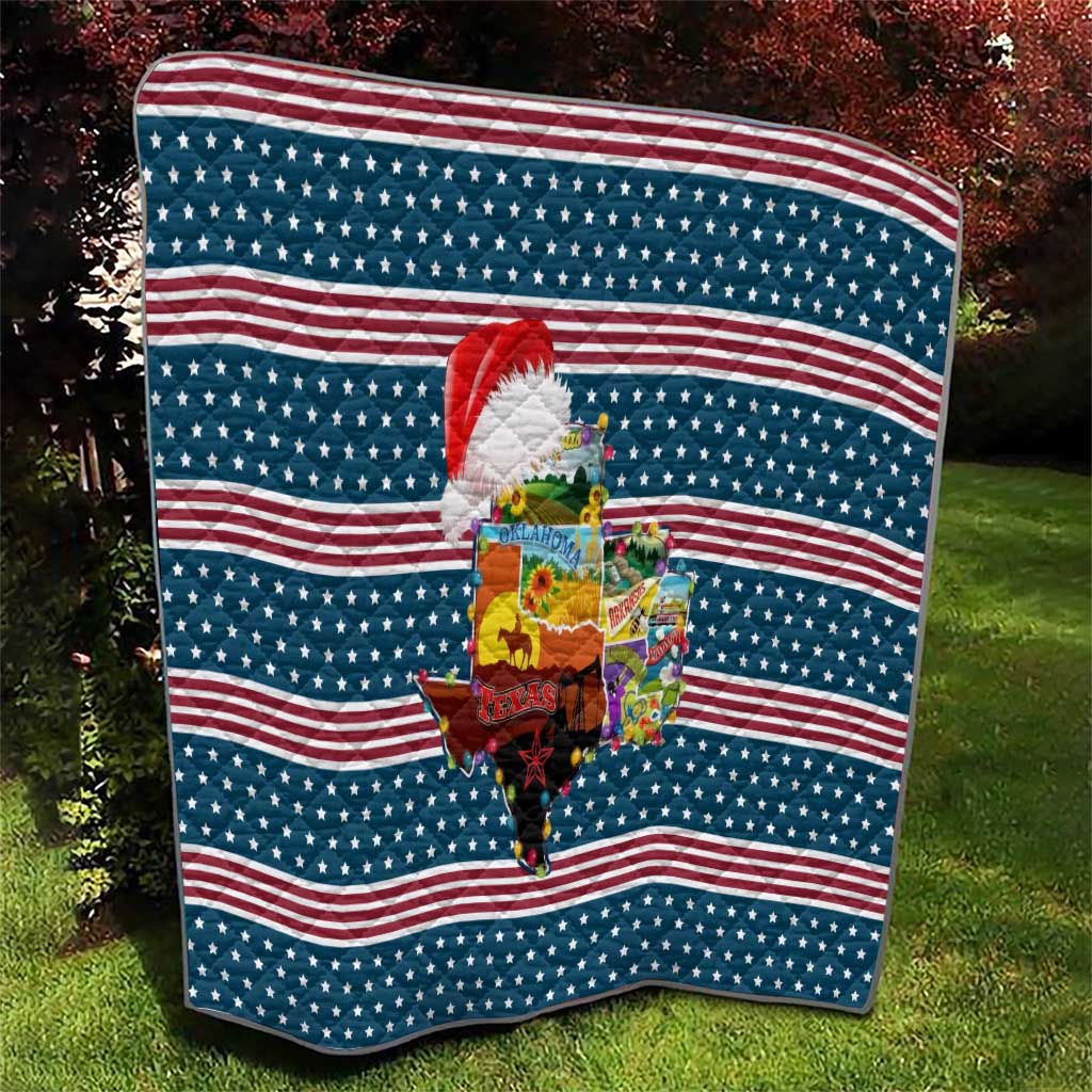 Texas Xmas Christmas Christmas Yall Christmas Quilt Xmas Holiday Patterns - Wonder Print Shop