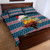 Texas Xmas Christmas Christmas Yall Christmas Quilt Bed Set Xmas Holiday Patterns - Wonder Print Shop