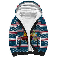 Texas Xmas Christmas Christmas Yall Christmas Sherpa Hoodie Xmas Holiday Patterns - Wonder Print Shop