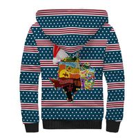 Texas Xmas Christmas Christmas Yall Christmas Sherpa Hoodie Xmas Holiday Patterns - Wonder Print Shop