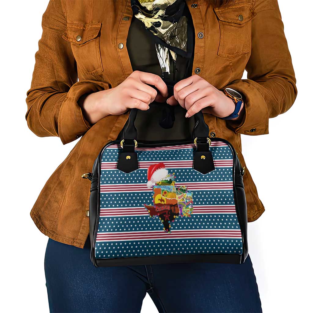 Texas Xmas Christmas Christmas Yall Christmas Shoulder Handbag Xmas Holiday Patterns - Wonder Print Shop