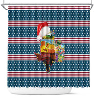 Texas Xmas Christmas Christmas Yall Christmas Shower Curtain Xmas Holiday Patterns - Wonder Print Shop