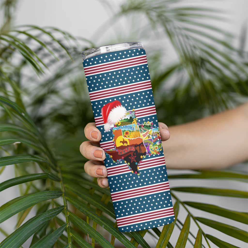 Texas Xmas Christmas Christmas Yall Christmas Skinny Tumbler Xmas Holiday Patterns - Wonder Print Shop