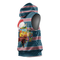 Texas Xmas Christmas Christmas Yall Christmas Sleeveless Hoodie Xmas Holiday Patterns - Wonder Print Shop