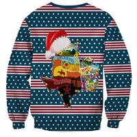Texas Xmas Christmas Christmas Yall Christmas Sweatshirt Xmas Holiday Patterns - Wonder Print Shop