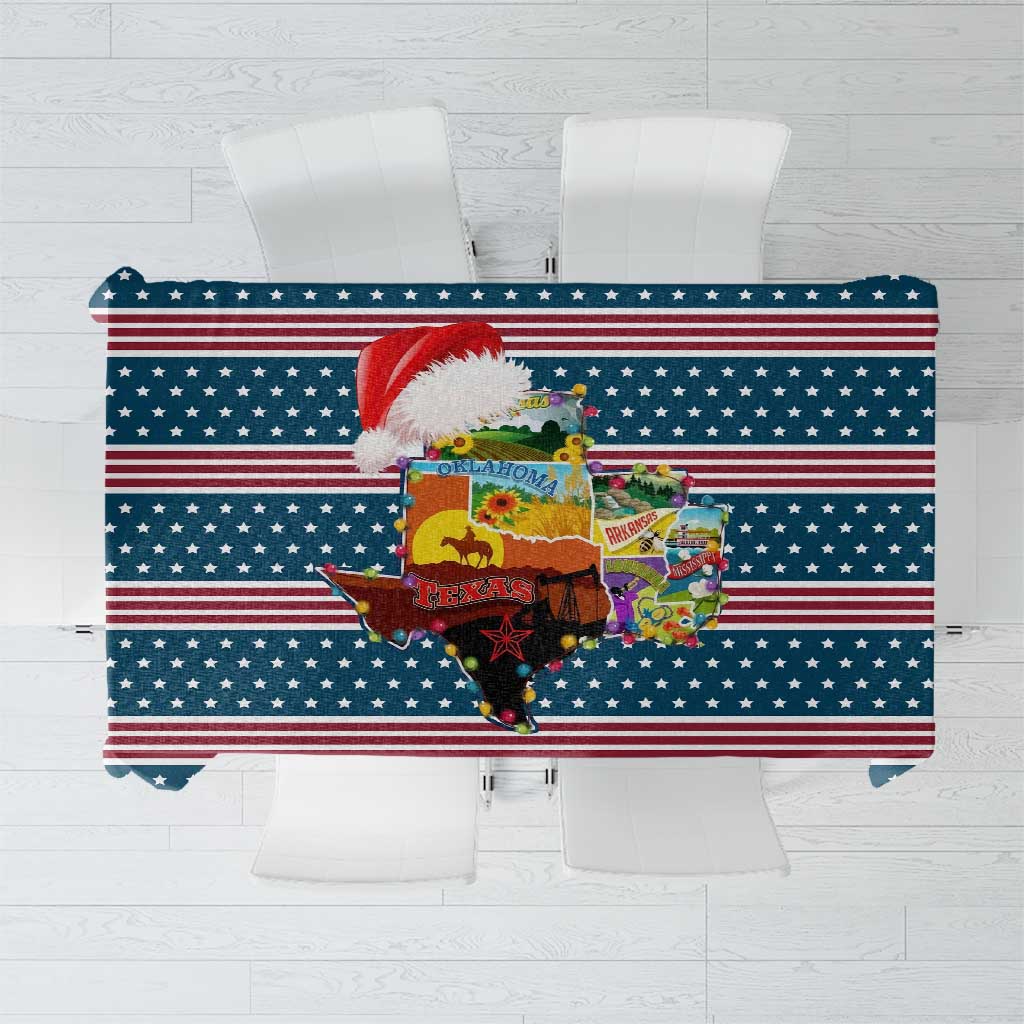 Texas Xmas Christmas Christmas Yall Christmas Tablecloth Xmas Holiday Patterns - Wonder Print Shop