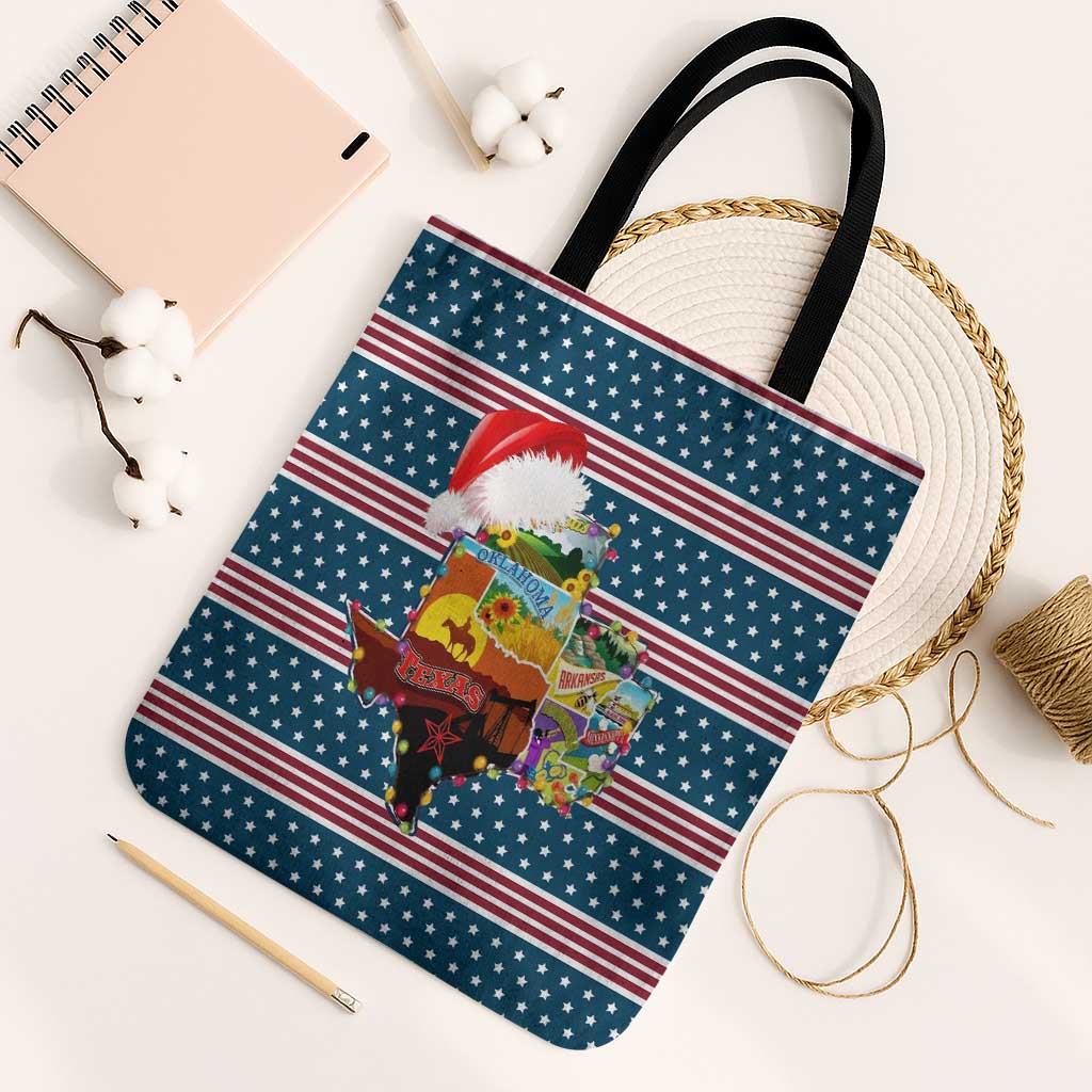Texas Xmas Christmas Christmas Yall Christmas Tote Bag Xmas Holiday Patterns - Wonder Print Shop