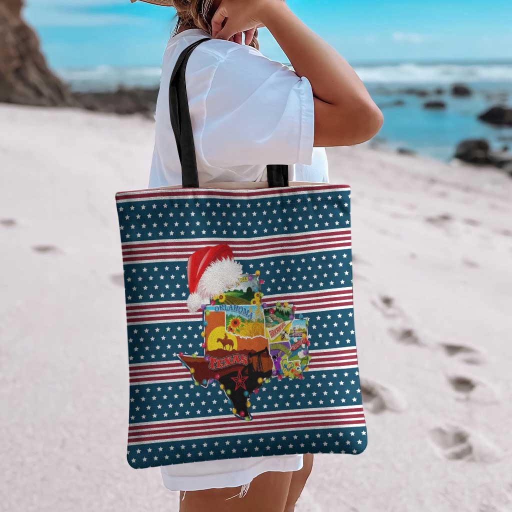 Texas Xmas Christmas Christmas Yall Christmas Tote Bag Xmas Holiday Patterns - Wonder Print Shop