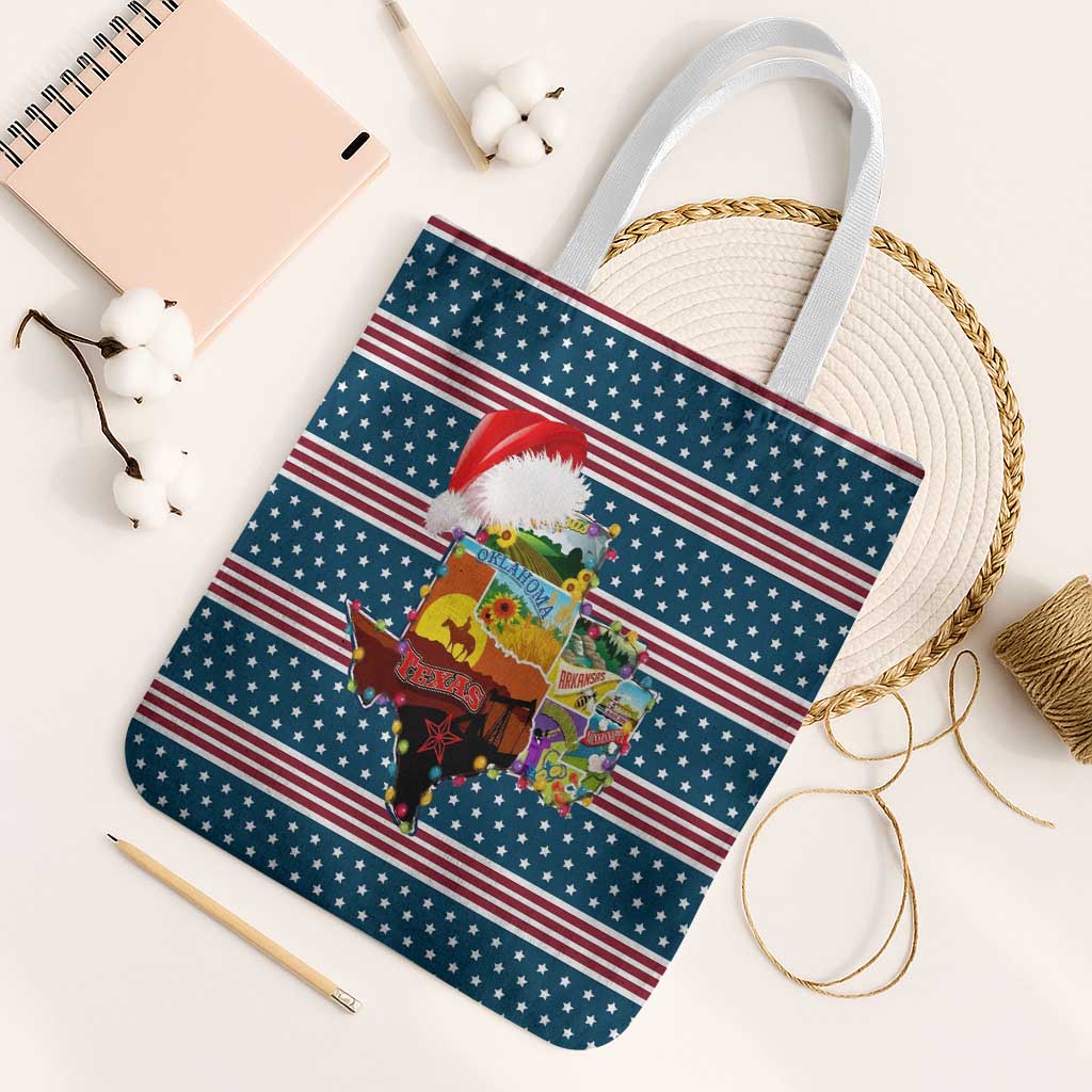 Texas Xmas Christmas Christmas Yall Christmas Tote Bag Xmas Holiday Patterns - Wonder Print Shop
