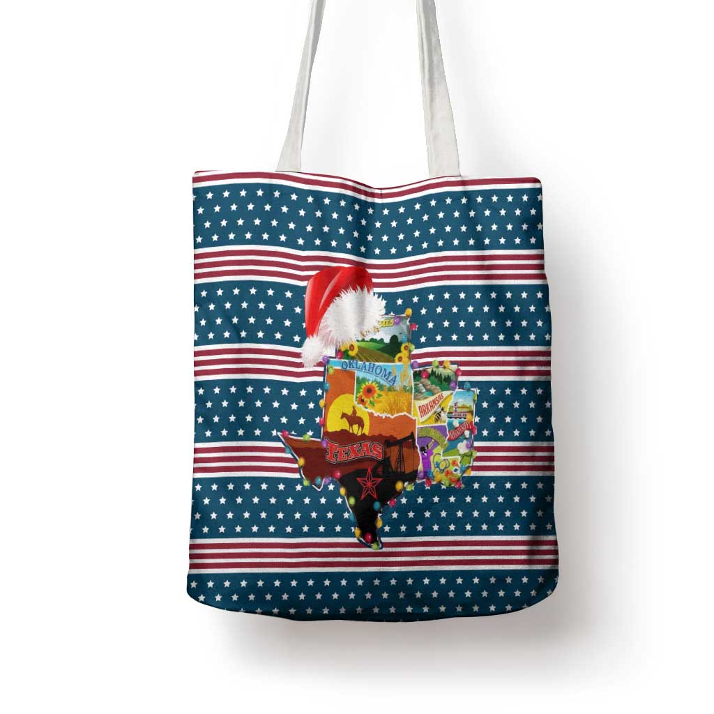 Texas Xmas Christmas Christmas Yall Christmas Tote Bag Xmas Holiday Patterns - Wonder Print Shop