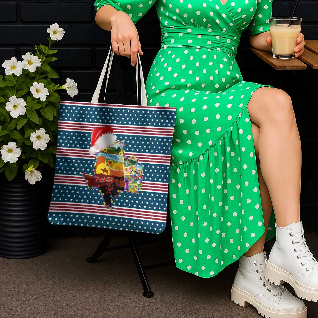 Texas Xmas Christmas Christmas Yall Christmas Tote Bag Xmas Holiday Patterns - Wonder Print Shop