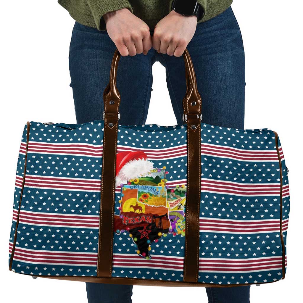 Texas Xmas Christmas Christmas Yall Christmas Travel Bag Xmas Holiday Patterns - Wonder Print Shop