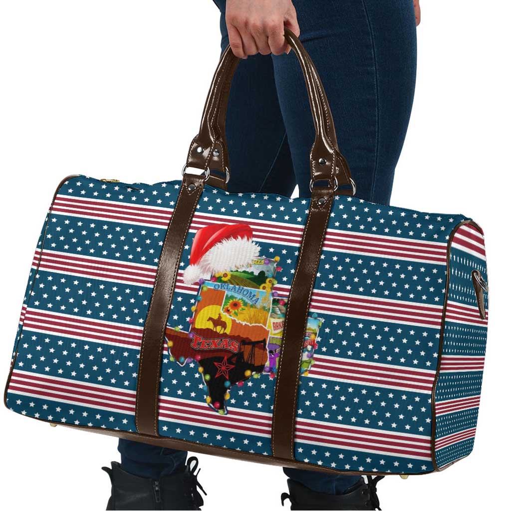 Texas Xmas Christmas Christmas Yall Christmas Travel Bag Xmas Holiday Patterns - Wonder Print Shop