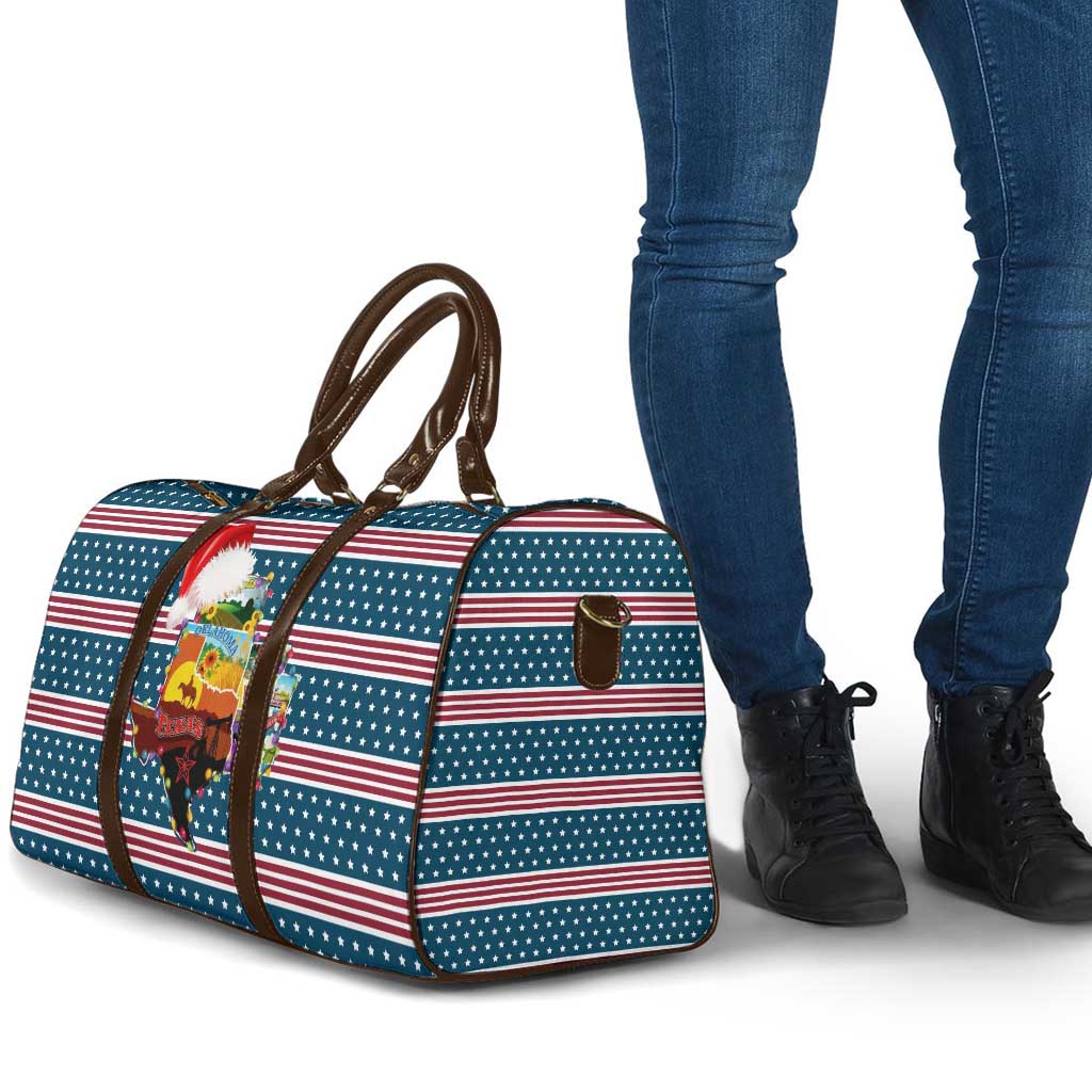 Texas Xmas Christmas Christmas Yall Christmas Travel Bag Xmas Holiday Patterns - Wonder Print Shop