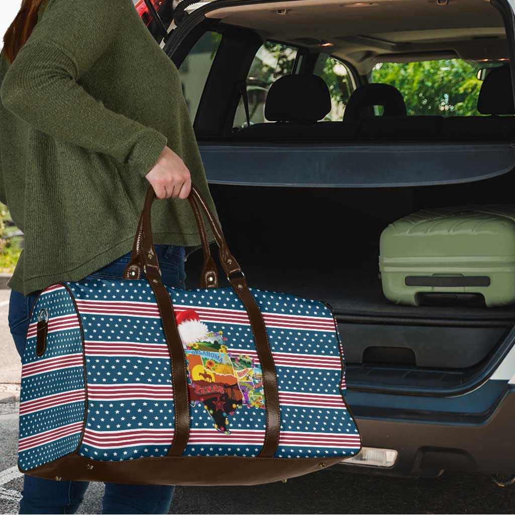 Texas Xmas Christmas Christmas Yall Christmas Travel Bag Xmas Holiday Patterns - Wonder Print Shop