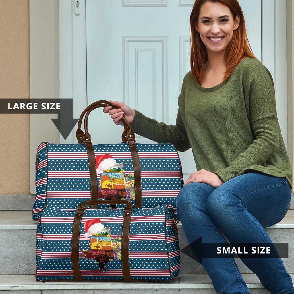 Texas Xmas Christmas Christmas Yall Christmas Travel Bag Xmas Holiday Patterns - Wonder Print Shop
