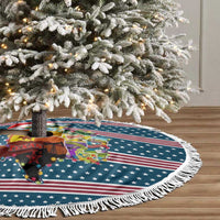 Texas Xmas Christmas Yall Christmas Tree Skirt Xmas Holiday Patterns - Wonder Print Shop