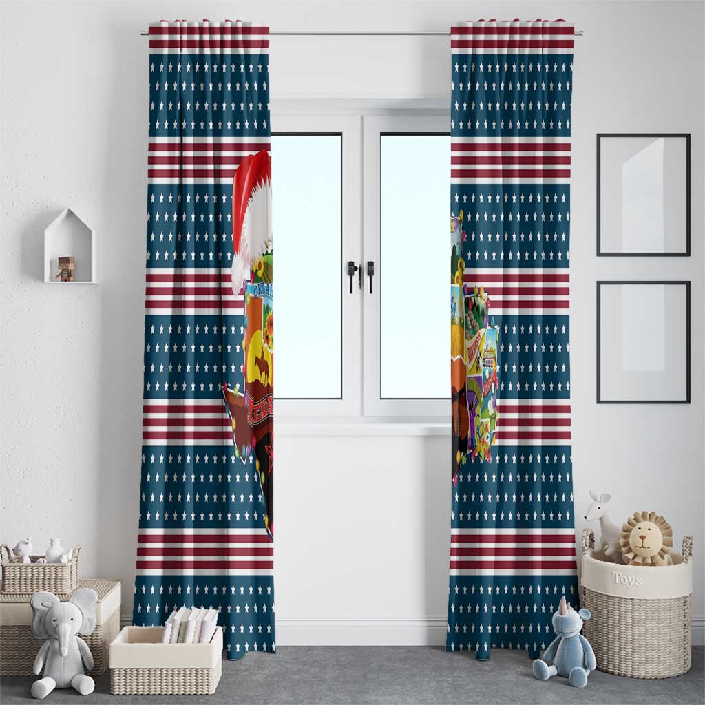 Texas Xmas Christmas Christmas Yall Christmas Window Curtain Xmas Holiday Patterns - Wonder Print Shop
