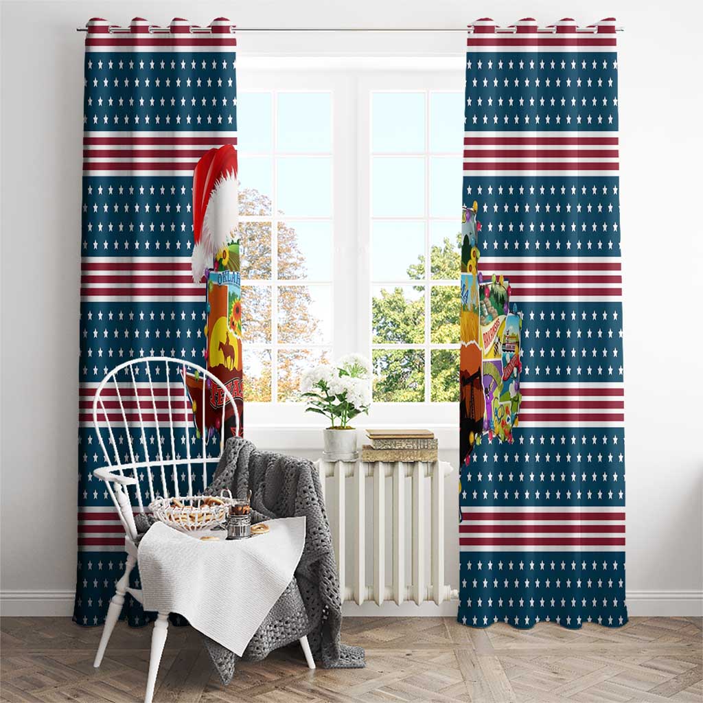 Texas Xmas Christmas Christmas Yall Christmas Window Curtain Xmas Holiday Patterns - Wonder Print Shop