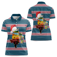 Texas Xmas Christmas Christmas Yall Christmas Women Polo Shirt Xmas Holiday Patterns - Wonder Print Shop