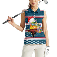 Texas Xmas Christmas Christmas Yall Christmas Women Sleeveless Polo Shirt Xmas Holiday Patterns - Wonder Print Shop