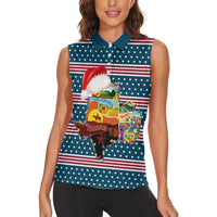 Texas Xmas Christmas Christmas Yall Christmas Women Sleeveless Polo Shirt Xmas Holiday Patterns - Wonder Print Shop