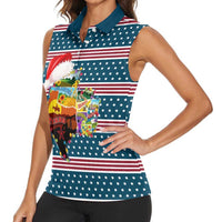 Texas Xmas Christmas Christmas Yall Christmas Women Sleeveless Polo Shirt Xmas Holiday Patterns - Wonder Print Shop