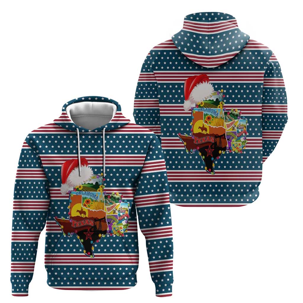 Texas Xmas Christmas Christmas Yall Christmas Zip Hoodie Xmas Holiday Patterns - Wonder Print Shop
