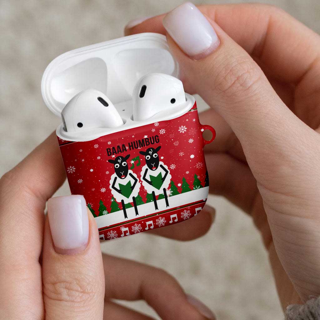 Vintage Sheep Music Christmas AirPods Case Xmas Holiday Patterns - Wonder Print Shop