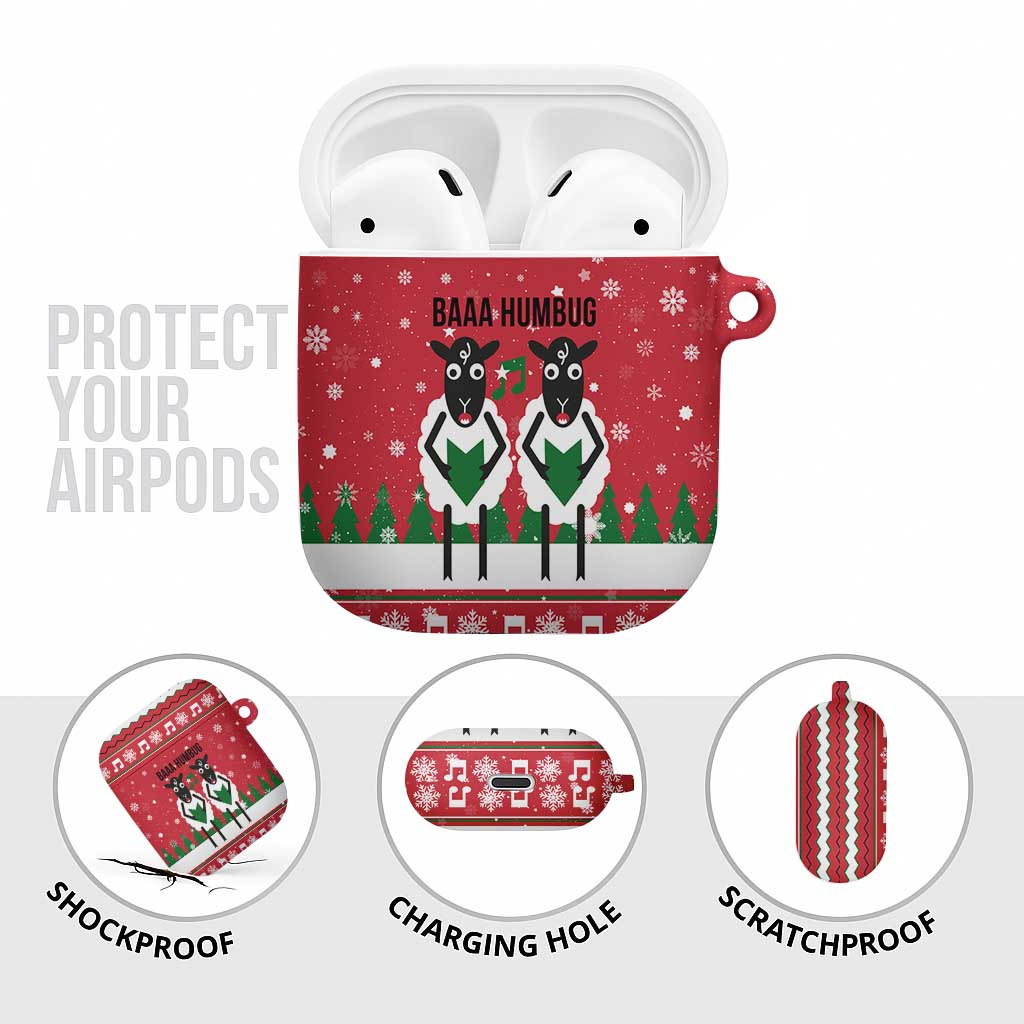 Vintage Sheep Music Christmas AirPods Case Xmas Holiday Patterns - Wonder Print Shop