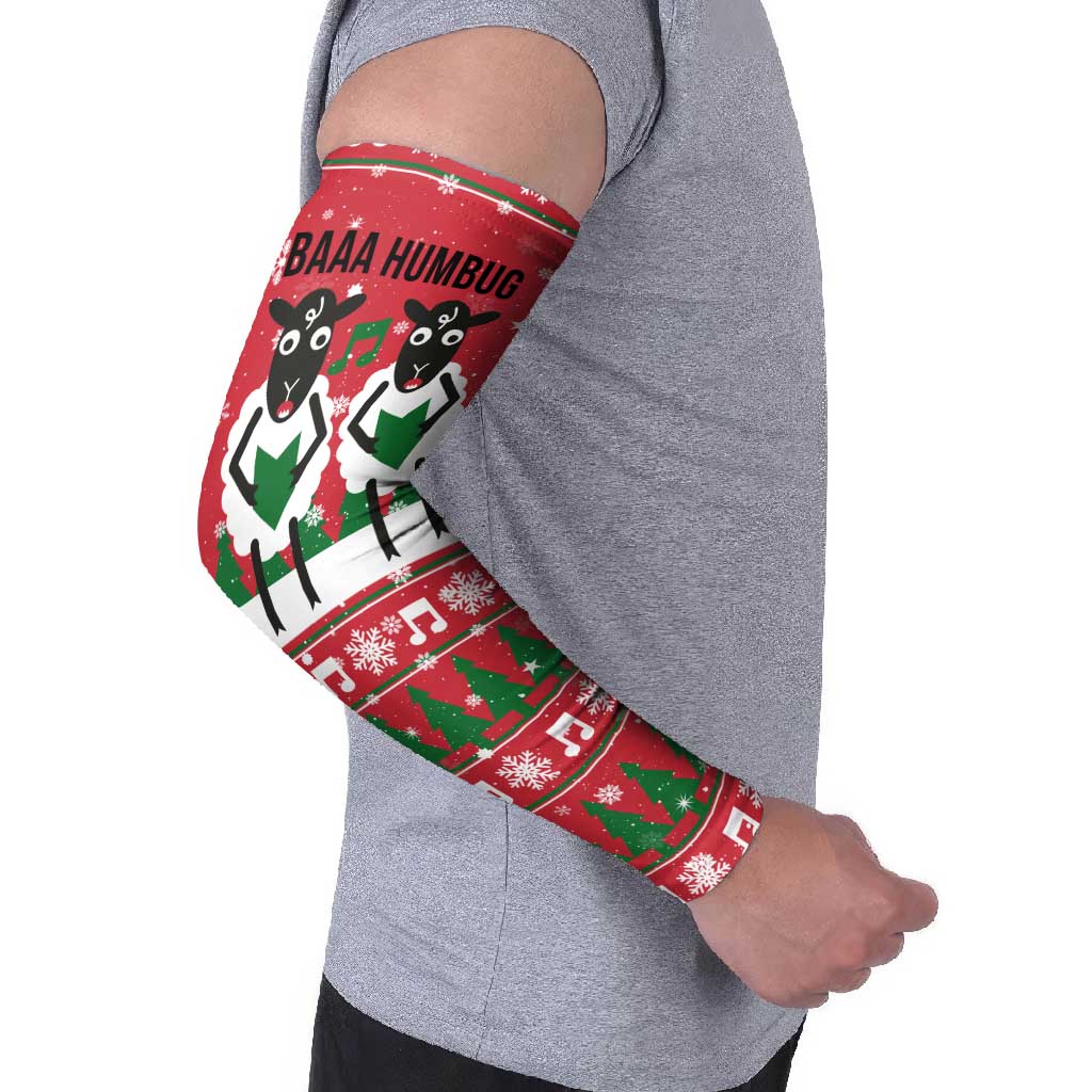 Vintage Sheep Music Christmas Arm Sleeves Xmas Holiday Patterns - Wonder Print Shop