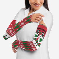 Vintage Sheep Music Christmas Arm Sleeves Xmas Holiday Patterns - Wonder Print Shop