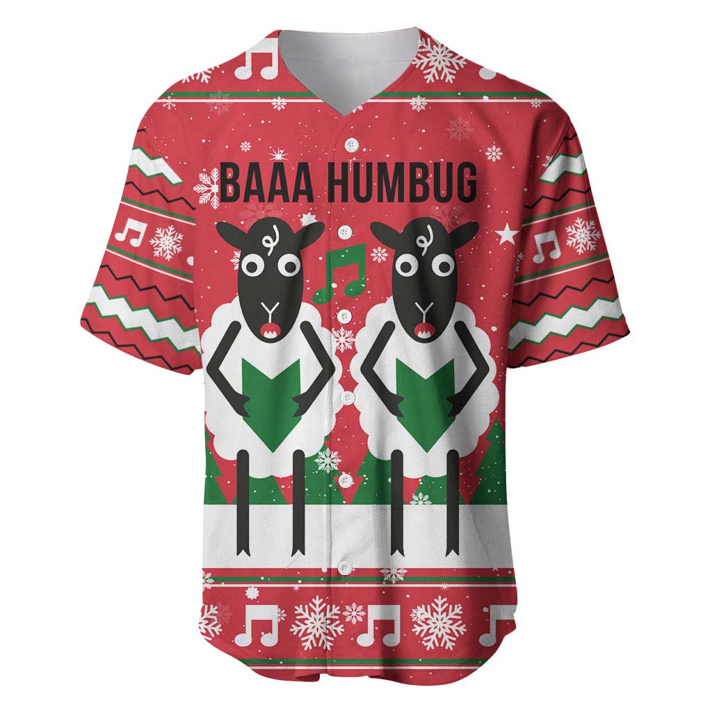 Vintage Sheep Music Christmas Baseball Jersey Xmas Holiday Patterns - Wonder Print Shop