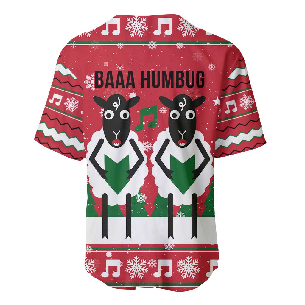 Vintage Sheep Music Christmas Baseball Jersey Xmas Holiday Patterns - Wonder Print Shop