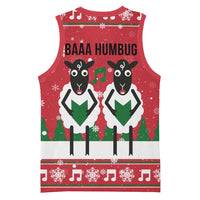Vintage Sheep Music Christmas Basketball Jersey Xmas Holiday Patterns - Wonder Print Shop
