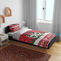 Vintage Sheep Music Christmas Bedding Set Xmas Holiday Patterns - Wonder Print Shop