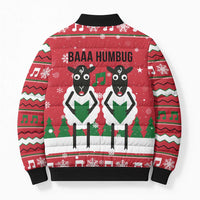 Vintage Sheep Music Christmas Bomber Puffer Jacket Xmas Holiday Patterns - Wonder Print Shop