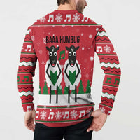 Vintage Sheep Music Christmas Button Sweatshirt Xmas Holiday Patterns - Wonder Print Shop