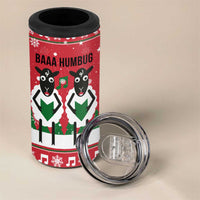 Vintage Sheep Music Christmas 4 in 1 Can Cooler Tumbler Xmas Holiday Patterns - Wonder Print Shop