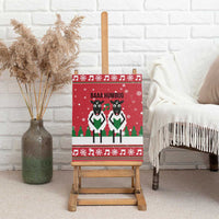 Vintage Sheep Music Christmas Canvas Wall Art Xmas Holiday Patterns - Wonder Print Shop